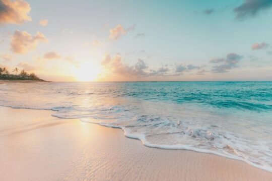 Quiet tropical beach